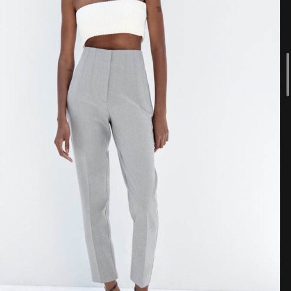 ZARA - Elegant Gray Women's Pants
